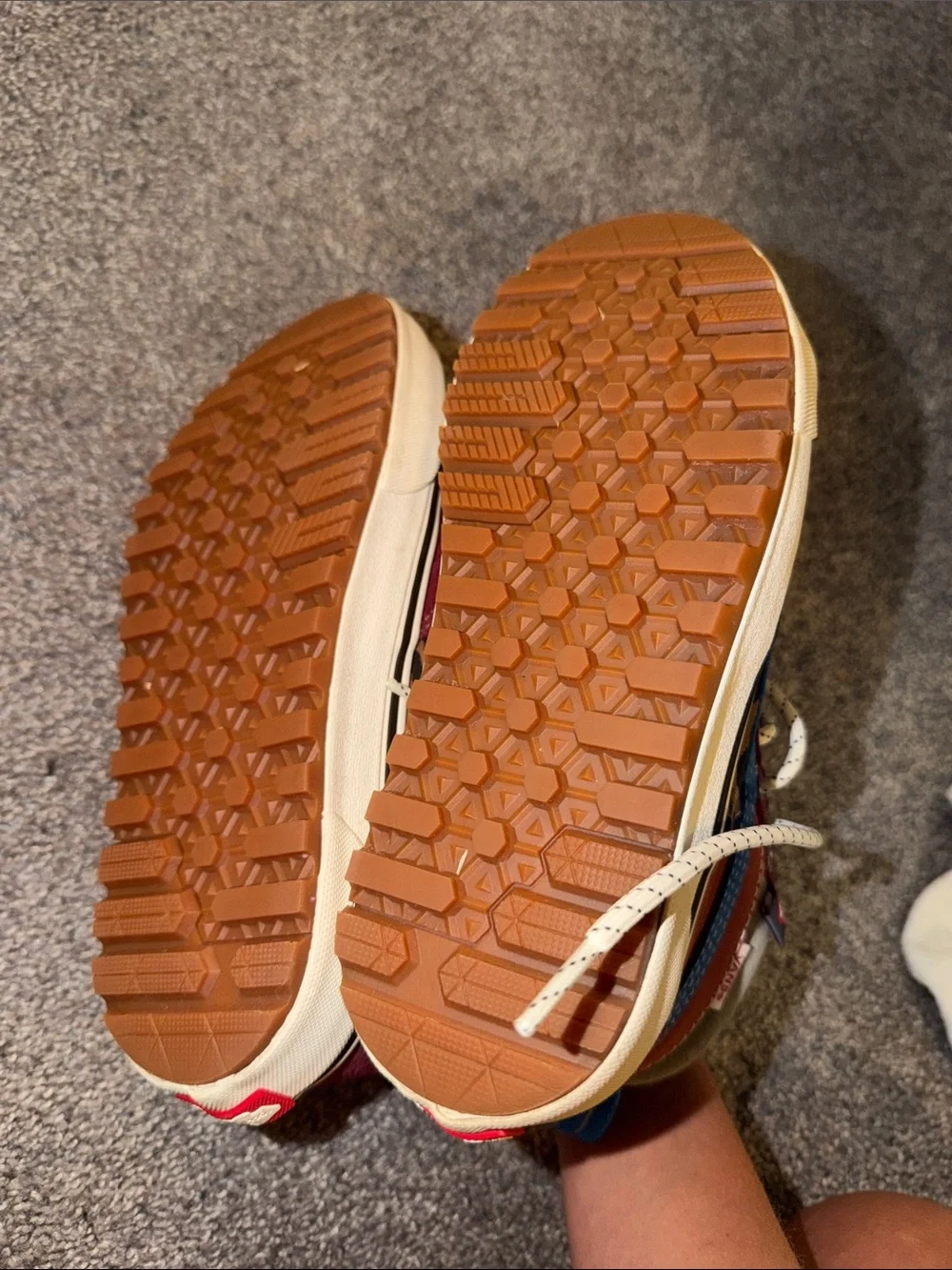 Vans MTE Women’s High-Top Skate Shoes - Burgundy, Blue & Leopard